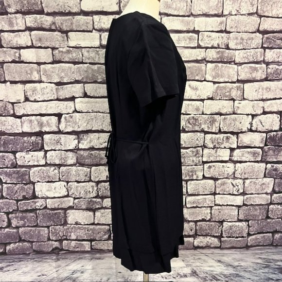 Dawn Joy II NWT Navy Faux Coat Dress Size 14P - Picture 7 of 8